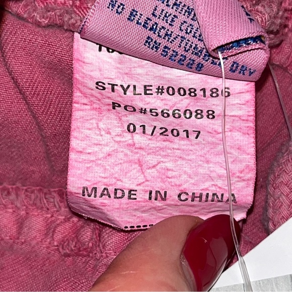 Crazy Shirts new PANTS CRANBERRY DYED Cotton Hawaii Island UNISEX 34”LONG 50 SPF - Picture 10 of 14